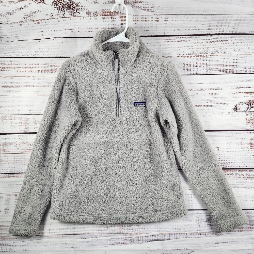 Patagonia Women's Size Small Gray Los Gatos 1/4 Zip Fleece Pullover Jacket
